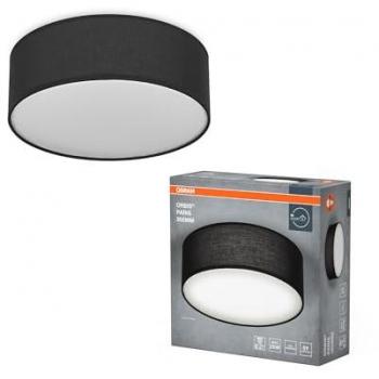 Plafoniera OSRAM Orbis Paris Tessuto Nero Ø30cm E27
