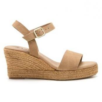 Lois Sandalias Mujer Piel Natural Arena 74416