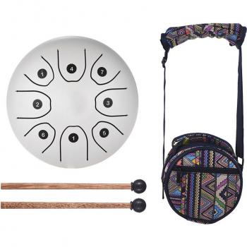 5.5 Inch Hand Pan Drum with Mallets and Carry Bag