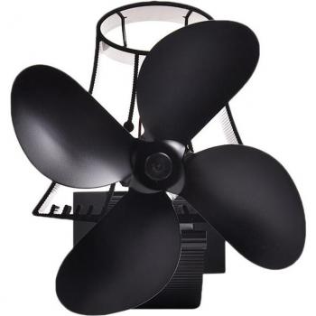 Chimenea Ventilador Solar de 4 Lamas