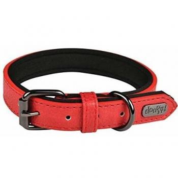 Collier Chien Simili Basics Rouge – Taille T35 - DOOGY GLAM