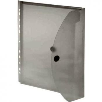 Foldersys Dokumentenmappe PP A4 20mm Falte, Abheftrand, Klettverschluss