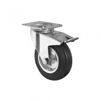 Rueda Resistente Ø100×27 mm para Carretillas y Carros