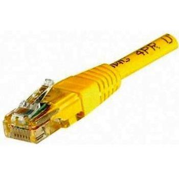 Câble Ethernet 7,5 mètres U/UTP (UTP) Jaune