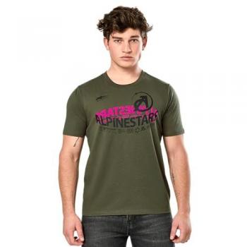 Alpinestars Semicircle T-Shirt - Militärgrün - XL