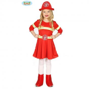 Mini Bombera Infantil GuiRca: Talla 5‑6 años
