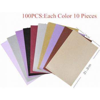 A5 Colorful Tissue Paper Pack - 100 Sheets