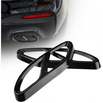 Couvre Silencieux d'Échappement Noir pour Mercedes GLC C E Classe W205
