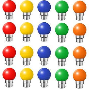 Mini Globo B22 Led 20x para Fiesta Exterior