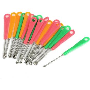20 Pcs Colorful Metal Ear Curette Set