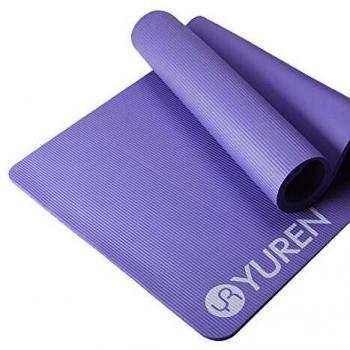 PowerPulse Pro Mat 185x90cm 10mm/15mm Extra Cushion Exercise Sheet for CrossFit, Pilates & Cardio