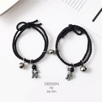 Magnet Couple Spaceman Bracelets for Lovers