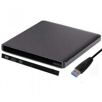 Slim Harde Plastic USB 3.0 SATA 9.0/9.5MM Externe CD-ROM Case voor Laptop