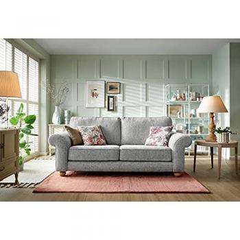Ingrid 3-Seater Sofa - Mid Grey