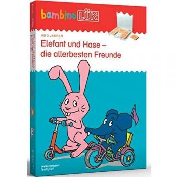 bambinoLÜK-Set. Elefant und Hase - die allerbesten Freunde