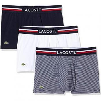 Lacoste Essential Boxer Short 3er Pack Herren Schwarz XL