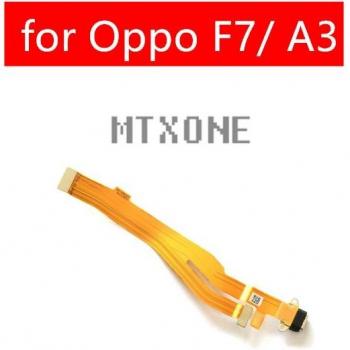 Oppo F7/A3 USB-Ladegerät Anschlussbiegekabel mit Mikrofon und Dock-PCB