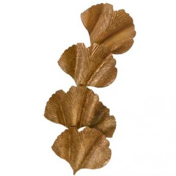 Gold Metal Wall Art 29 x 6 x 67 cm