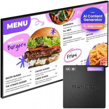 Mandoe Instant Digital Signage - Essentials 1 Month Subscription