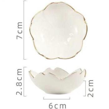 Japanese Style Flower-Shaped Bowl