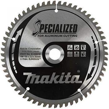 Lame en acier au carbone Makita B-12435 Specialized Aluminium pour scies circulaires