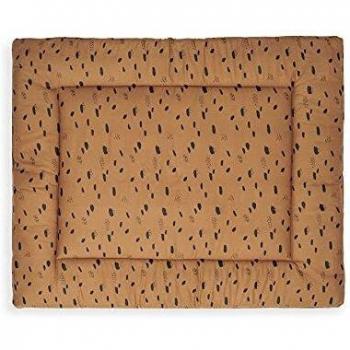 Boxkleed Jollein Spot Caramel (80 x 100 cm)