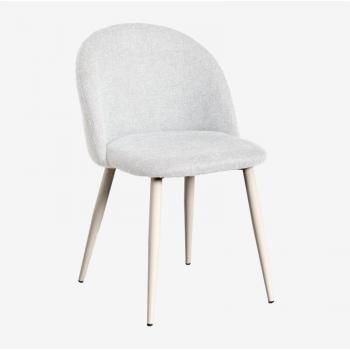 Chaise élégante Kana en Beige Crème