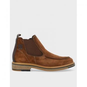 Botines Fluchos Hombre Afelpado Kasper F1821 Marrón