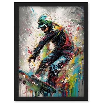 Extreme Boarder Action Canvas