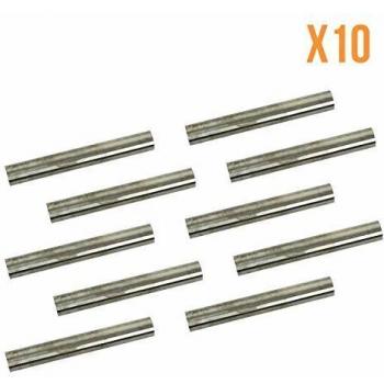 Linxor France ® Lot de 10 fourreaux pour pitons en inox Ø 8 mm - Norme CE