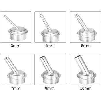 Universal Soldering Nozzle Set - 6Pcs 45 Degree Air Generator