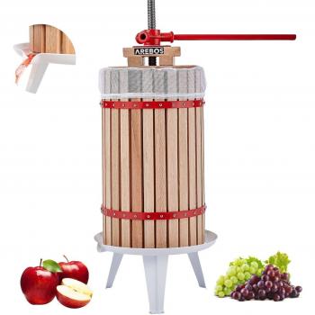 Arebos 30L Manual Fruit Press Juicer with Accessories