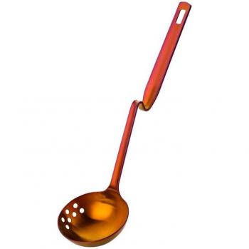 Z-Shaped Stainless Steel Wall-Mounted Soup Spoon with Colander