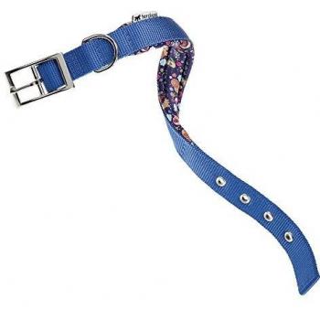 Collar de Perro Ferplast Daytona Fantasy Talla M, Color Azul