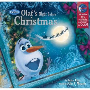 Disney Book Group Frozen Olaf'S Night Before Christmas Book & Cd