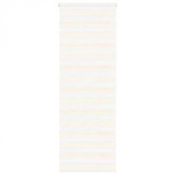 Store en tissu zèbre beige marbré 85,9 cm
