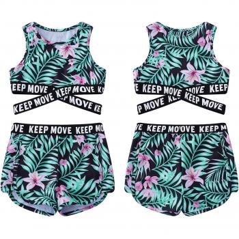 Conjunto Top y Shorts Banda Cruzada Infantil