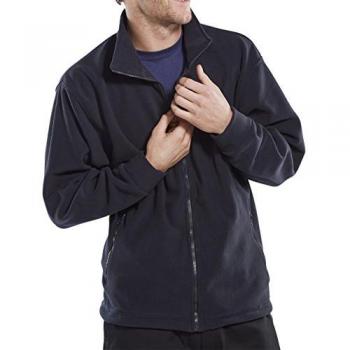 Standard Fleece Jacket Navy Blue Medium - Beeswift