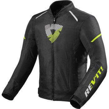 Revit Sprint H20 Chaqueta Textil Moto - Negro Amarillo (2XL)