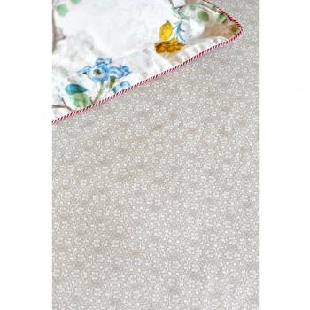Spannbettlaken Pip Lacy 90×200 cm, Farbton Khaki