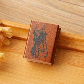 1 Stck Jahrgang Europäischer Reise Holzstempel für Scrapbooking und Briefe