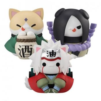Trio de figurines Megahouse Megacat Nyanto, édition Naruto