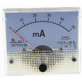 85C1 Series Analog AMP Meter 30mA to 500mA