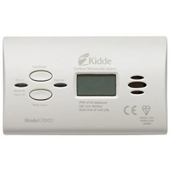 Kidde 7DCO Digital CO Detector – 10 Year Sensor, Lifetime Warranty Included