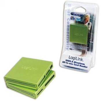 Conectador de Tarjetas LogiLink CR0021 Verde USB 2.0