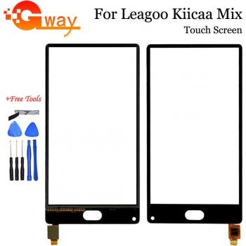 Capteur tactile en verre noir « Leagoo Kiicaa 5,5 » – sans LCD, lentille extérieure haute performance + accessoires