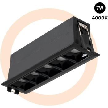 Barcelona LED Focal Lineare 7W UGR18 CRI90 Driver Lifud Colore Neutro