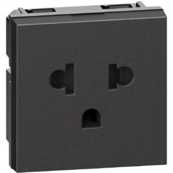 Interruttore‑presa 2P+T 16A BTicino Standard Euroamericana