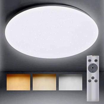 Waterproof 18W Dimmable Ceiling Lamp – 1600 Lumens, 2700K-6500K