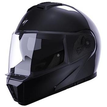Casco Moto Modulare Stormer SLIDE Solid Nero Perla taglia M